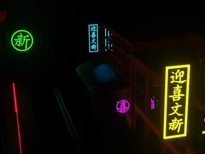 Neon Alley 3D model