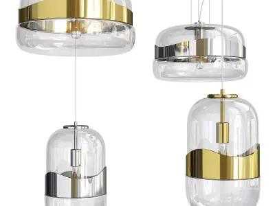 Igon Gold Lamps Low-poly 3D model