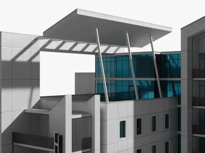  Modern Hospital Building 