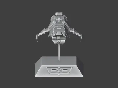 Tengu Spaceship from EVE Online Game 3D print model