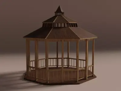 Pergola Gazebo 3D model