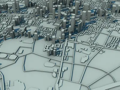 Nanjing City Jiangsu China 3D print model