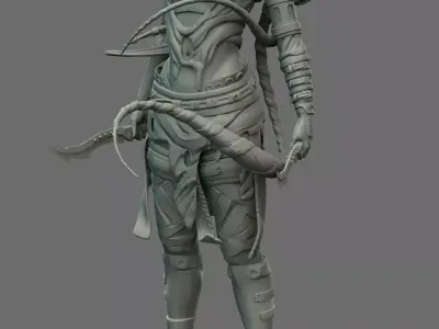 Yofiel - Angel of Divine Beauty 3D model