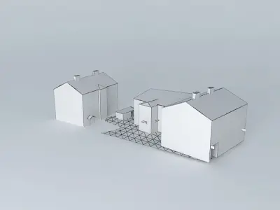 Riga Cesu street 41 body 1 body 2 Free 3D model