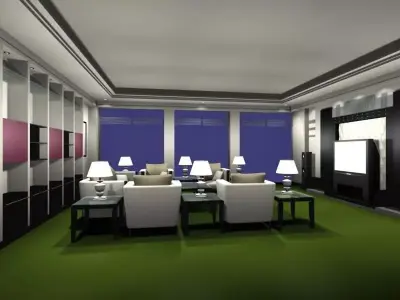 Living Room 3D model