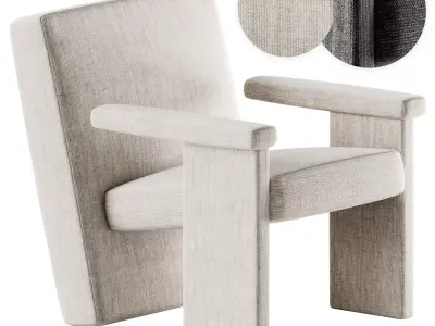 La Cividina Agetti Armchair 3D model