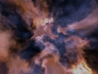 VR 360 extreme space environment - HDRI Panoramic Sky v20 Low-poly 3D model