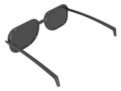 Classic Sunglass Low-poly 3D model