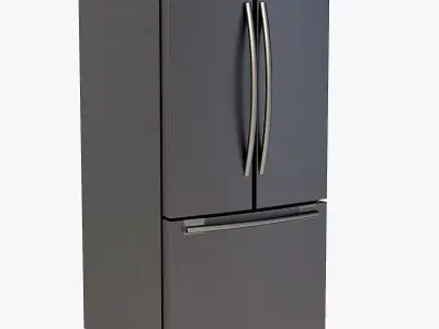 Samsung RF20HFENBSG US 20 Cu Ft French Door Refrigerator 3D model