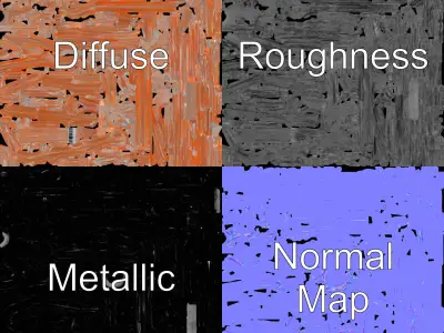 Vintage Spherical Cage Pendant Light Model Pack Low-poly 3D model