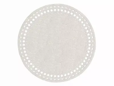Rana placemat with holes in it 3D model