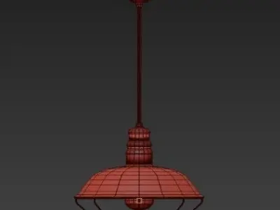 Retro Loft pendant 3D model