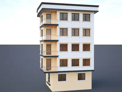 Ornate building 3d model 5 3D model