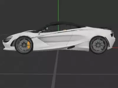 Auto Deportivo de Lujo  3D model