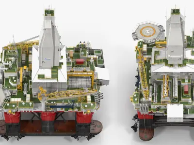  Semi Submersible Drilling Rig 