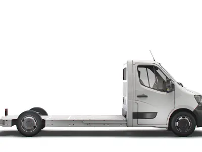 Renault Master FWD LL35 L3H1 Platform Cab 2021 3D model