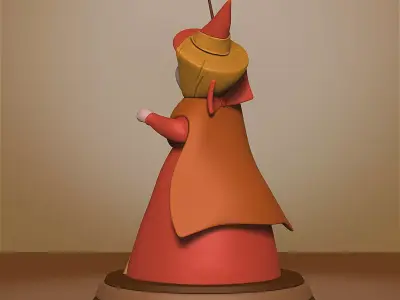 Flora - Sleeping Beauty - 020 3D print model