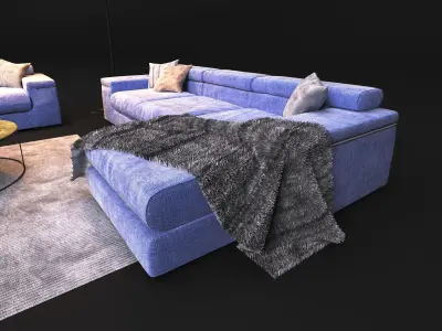 Divan Natuzzi Avana  3D model