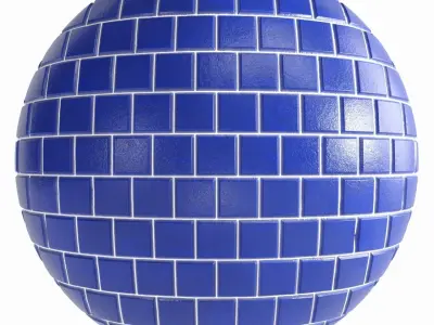 Glass Tile Materials 5- Pbr 4k By Sbsar File Texture