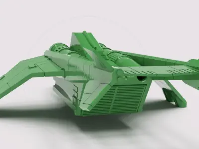 The Emporers Wings Gunship Carrier 3D print model