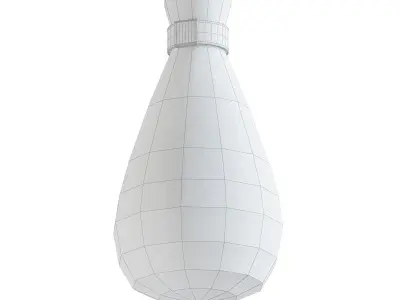 SOFFI pendant light with glass shade 3D model