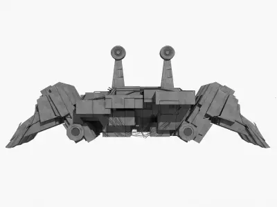 Sci fi Creatures Crab SA-1 - Low Poly Low-poly 3D model
