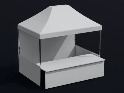 Marketing tent 01 3D model