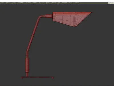 Hudson Valley Bowery Desk Lamp Low-poly 3D model