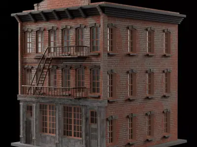 Building realistic 3d model 3D model