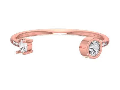 Women Light Weight Band Ring 3D print model buy