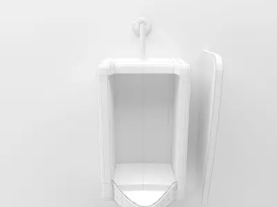 Urinal 9 - 3D model