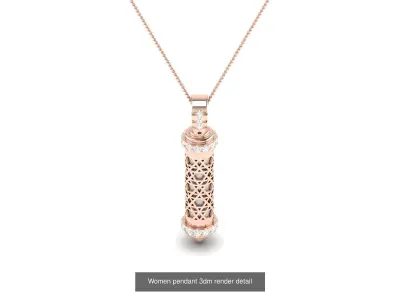 21 Kids pendant 3dm render detail 3D print model 3D Model Pack