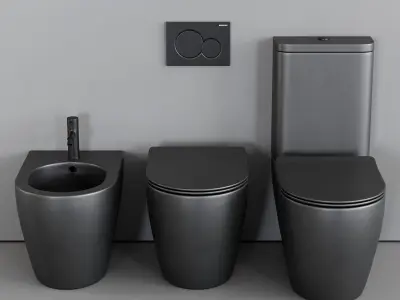 Scarabeo Ceramiche Moon WC Low-poly 3D model