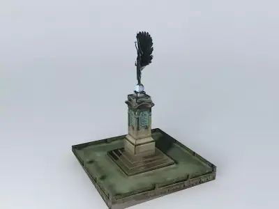 Peace Statue 3D model