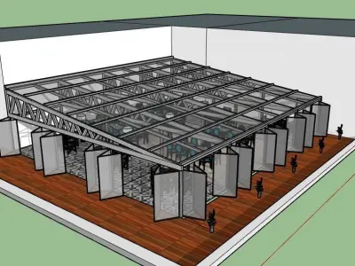 A restaurant ara cafe  3D model