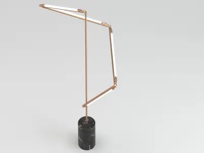 Bec Brittain Helix Floor Lamp 3D model