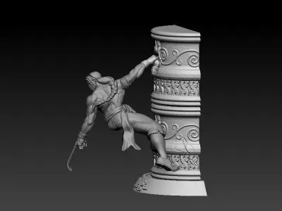 Street Fighter Vega  3D print model