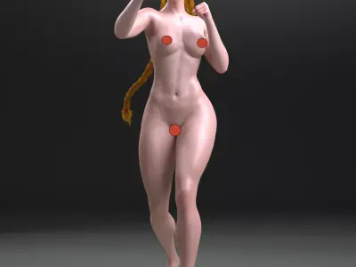 Cammy Street Fighter 3D print model
