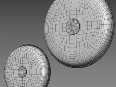 BERAN WALL LIGHT Low-poly 3D model