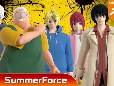 Yoichi Nagumo - Sakamoto days 3D model