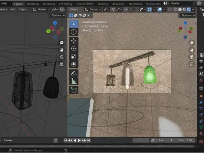 DIY-kitchen-chandelier Free 3D model