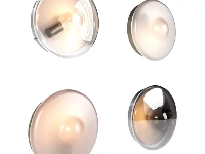 Bomma orbital wall and ceiling lighting 3D model