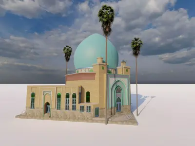 MOSQUE-Mosque Complex 3D model