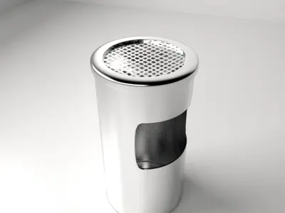 Trashcan trash can 3D model
