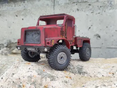 Crawler Mk23 Front Cab - 1-18 TRX4M RC body 3D print model