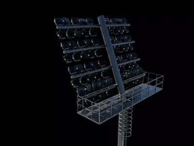 Stadium Light Tower 03  3D model
