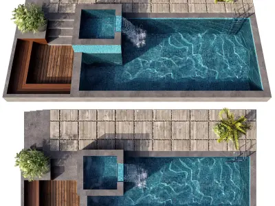 SWIMMING POOL NO65 A 3D model