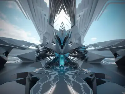 Throne room 3D model