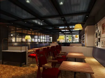RESTAURANT JAPAN 3D model