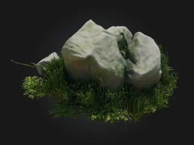 Rocky Haven  Shelter Amid the Stones 3D model